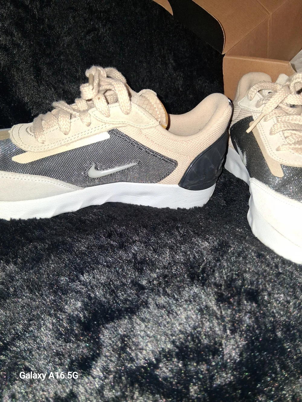 Jordan Men’s Athletic Shoes in Beige and Black